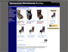 Tablet Screenshot of gameroomwarehouse.com